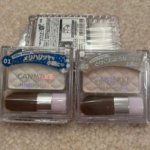 Canmake highlighters